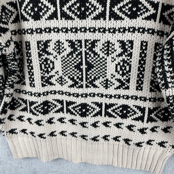 Altar'd State Fair Isle Nordic Sweater Womens XS Cozy Oversized Winter - Picture 4 of 8